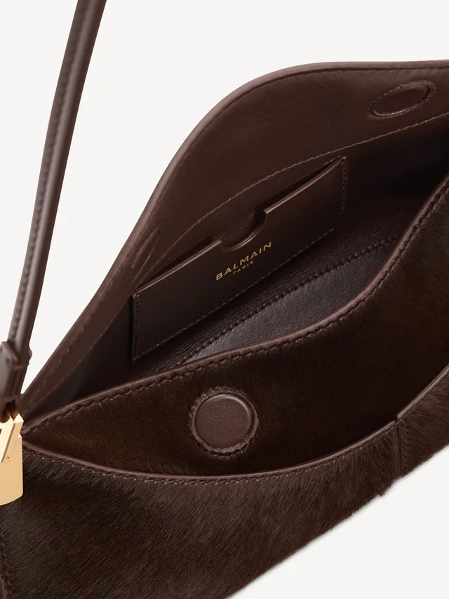 Balmain 64-83 small bag in pony-effect leather, photo 9 of 9 from SENSER