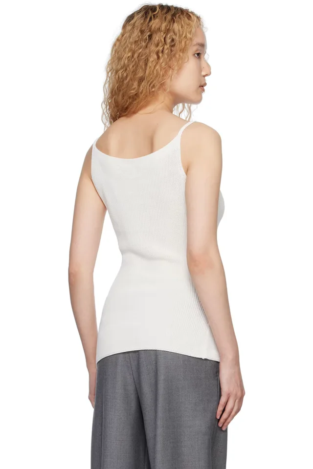 Aya Muse White Odoa Tank Top, photo 3 of 3 from SSENSE