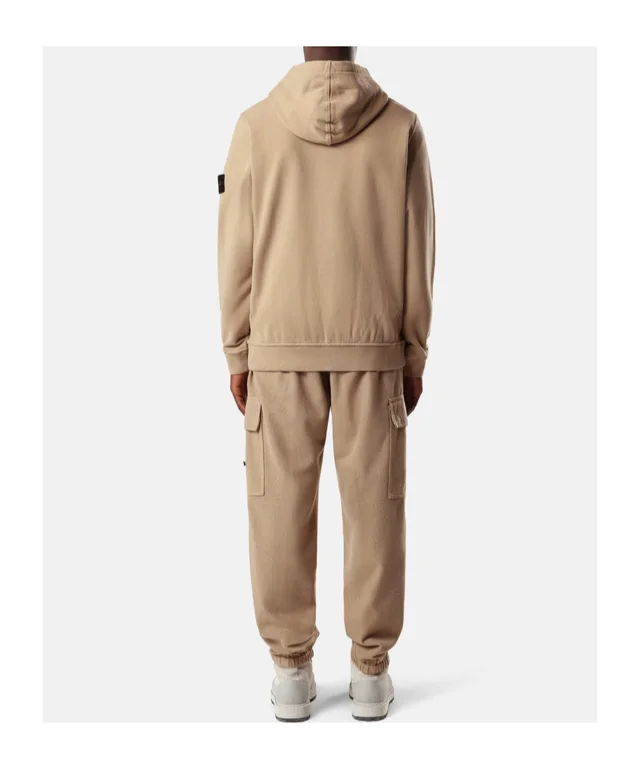 Stone Island Regular-fit zip-up hooded sweatshirt with ribbed inserts, photo 2 of 4 from SENSER