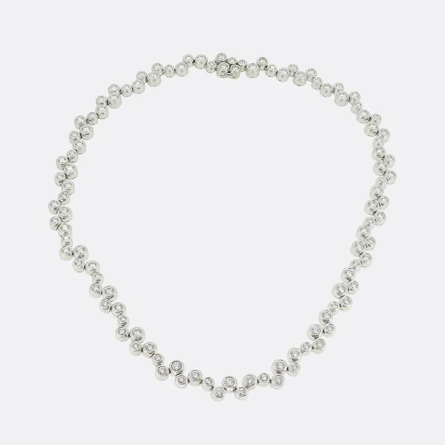 Tiffany & Co. 10.00 Carat Diamond Bubble Necklace from The Vintage Jeweller