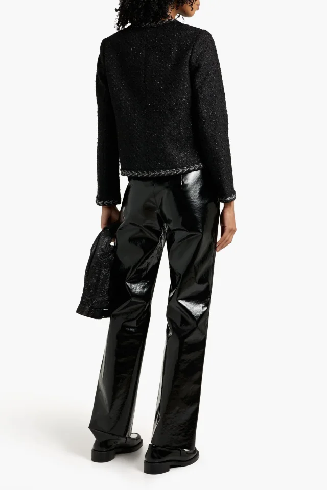 Rag & Bone Mirabelle Metallic Tweed Jacket in Black, photo 3 of 4 from THE OUTNET
