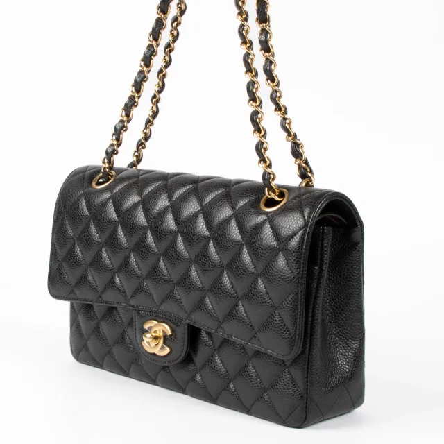 Chanel Caviar Medium Classic 11.12 Handbag in Black Caviar leather from Labellov, photo 3 of 4