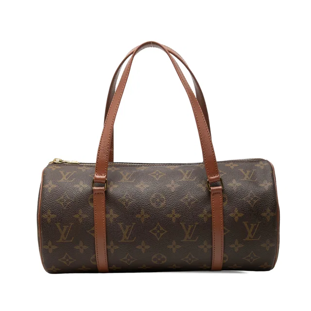 Brown Louis Vuitton Monogram Papillon 30 Handbag in Brown Coated canvas from Designer Revival
