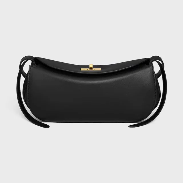 Celine Shoulder Bag — Black Leather in Black Leather from HEWI