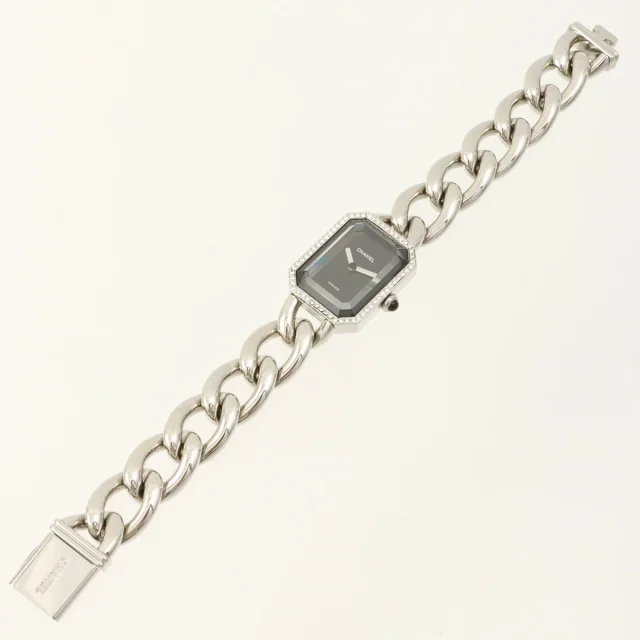 Chanel Diamond Prime L H7020 Quartz Black from VINTAGE QOO TOKYO, photo 4 of 8