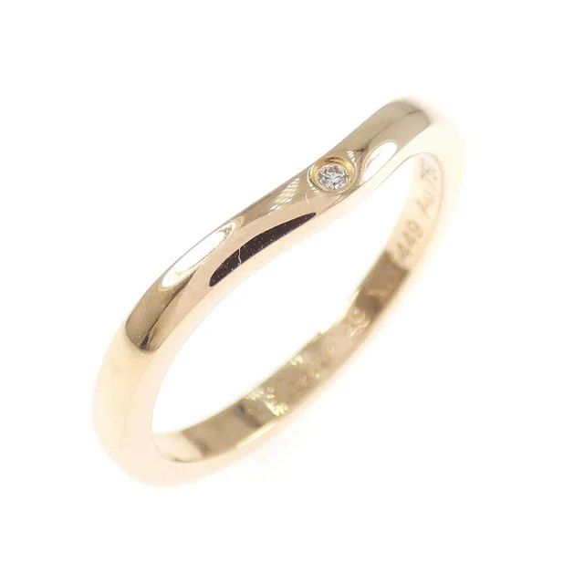 Cartier Ballerine Au750 3P Diamond Ring Size 49 from LuxUness