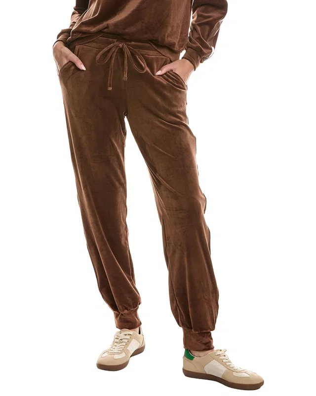 Knit Riot Velour Track Jogger, image 1 of 1 from Rue La La