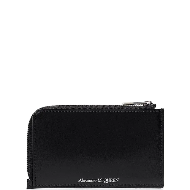 Alexander McQueen Zip Cardholder Large, Black/Silver from Cultstatus, photo 1 of 1