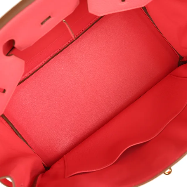 Hermès Birkin 35 Rose Lipstick Togo Gold Hardware in Pink Togo leather from Madison Avenue Couture, photo 8 of 9