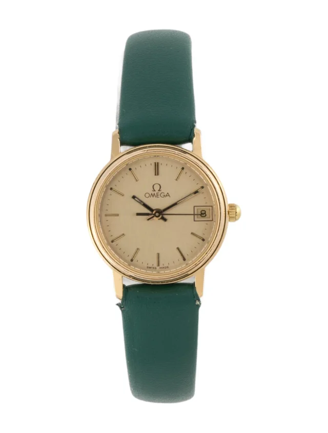 Omega Seamaster Jubilé Watch in multicolor Leather from The RealReal