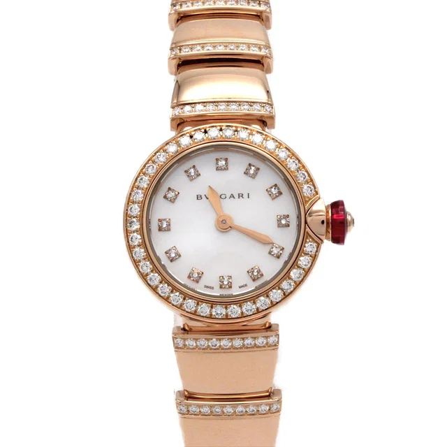 Bvlgari Piccola Lucea Pink Gold Quartz in Pink from LuxUness