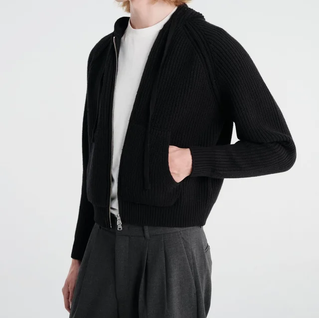 Dunst Zip-Up Hooded Cardigan, photo 5 of 7 from SENSER