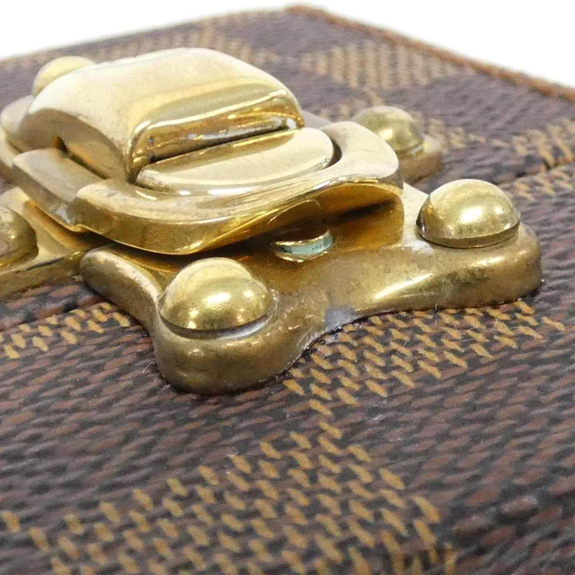 Louis Vuitton Damier Jewelry Case in Brown Canvas from LuxUness, photo 5 of 10
