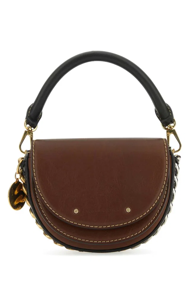 Stella McCartney Frayme Shoulder Bag — Brown in Brown Leather from HEWI