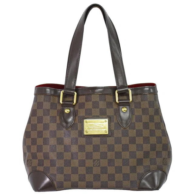 Louis Vuitton Hampstead PM Damier Ebene Tote Bag Brown in Brown Coated canvas from The Reluxe