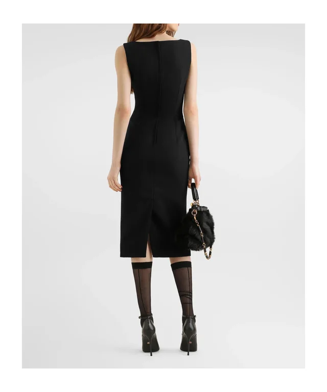 Dolce & Gabbana double-wool crêpe dress, photo 3 of 5 from SENSER