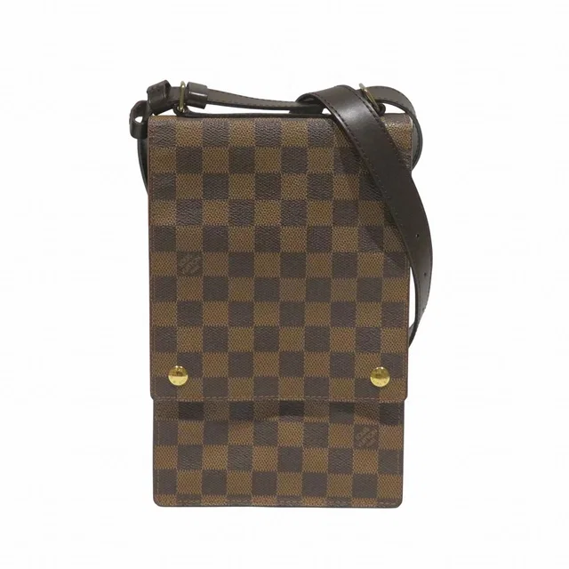 Louis Vuitton Portobello Damier Shoulder Bag Canvas in Canvas from The Reluxe