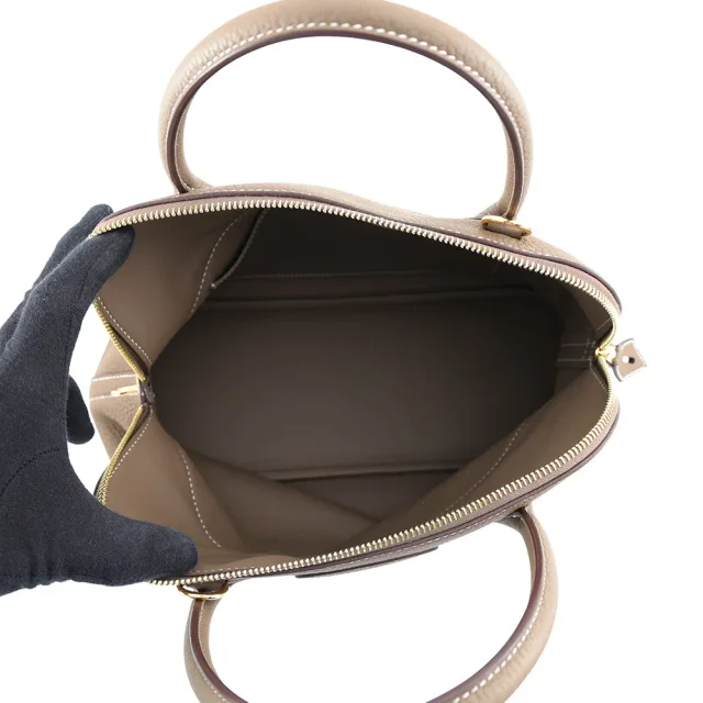 Hermès Bolide Etoupe Taurillon Clemence Size 31 in Taupe Clemence leather from GALLERY RARE, photo 6 of 15