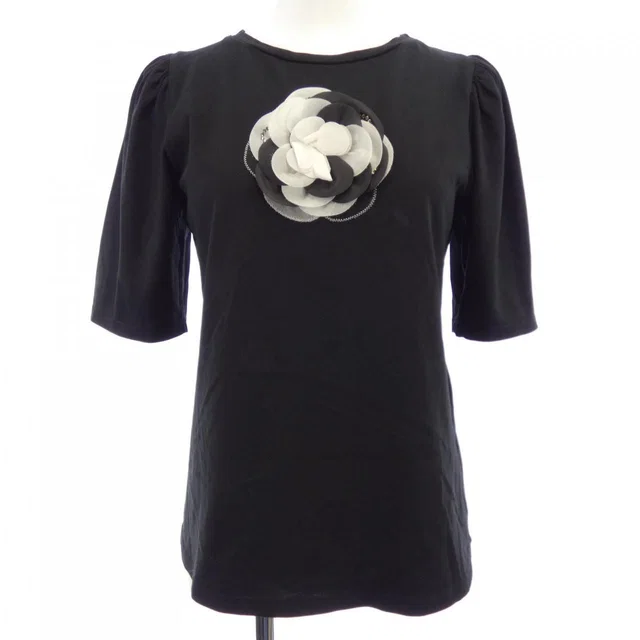 Chanel T-Shirt Black in Black from The Reluxe