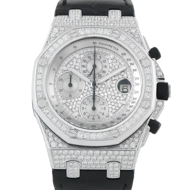 Audemars Piguet Royal Oak Offshore Watch in multicolor Crocodile from The RealReal