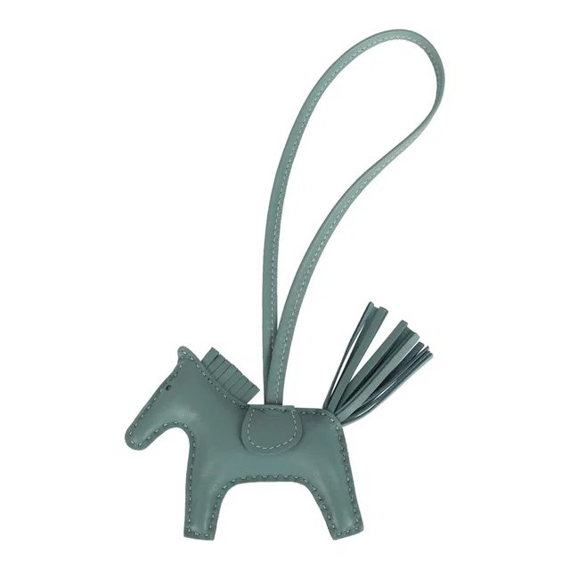 Hermès Rodeo Bag Charm PM Ciel Milo Lambskin in Lambskin from Madison Avenue Couture