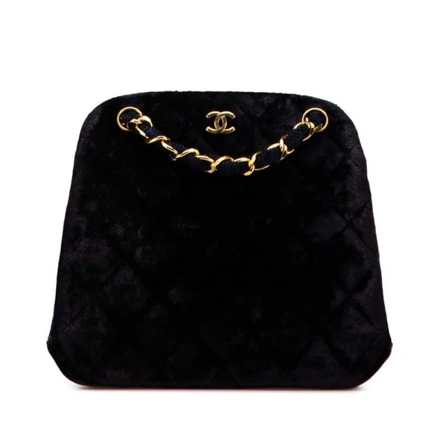Chanel Logo Tote Bag in blue Suede from Poshmark, photo 1 of 1