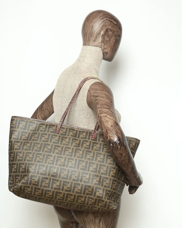 Fendi Zucca Roll Tote Bag in Coated canvas from A Retro Tale, photo 9 of 9