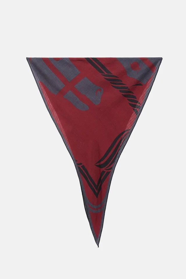 Hermès Cashmere & Silk Quadrige Losange Scarf in Silk from VSP Consignment