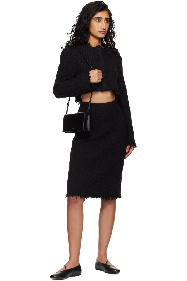 Jil Sander Black Elyss Ballerina Flats, photo 5 of 5 from SSENSE