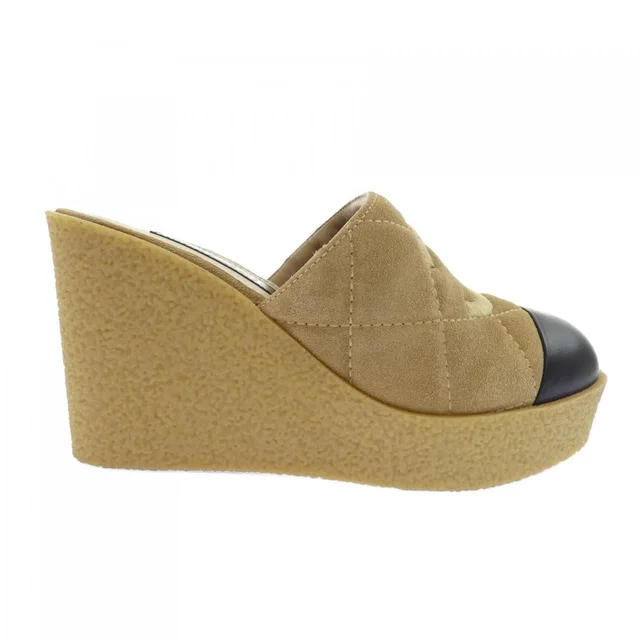 Chanel Sandals Beige in Beige from The Reluxe