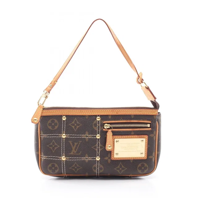 Louis Vuitton Handbag Rivet Pochette Canvas Leather in Canvas from The Reluxe