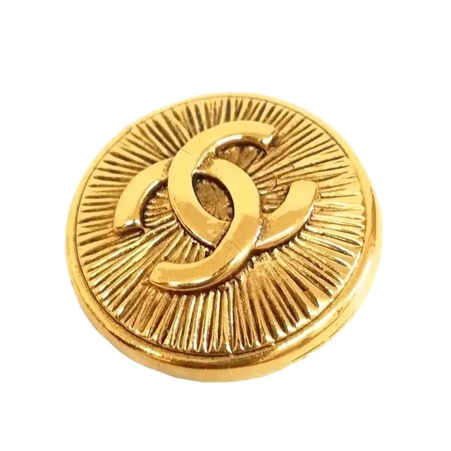 Chanel Vintage CC Logo Single Earrings Gold in Gold from The Reluxe