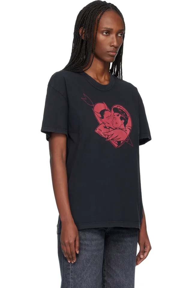 OUR LEGACY Black Loose T-shirt, photo 2 of 4 from SSENSE