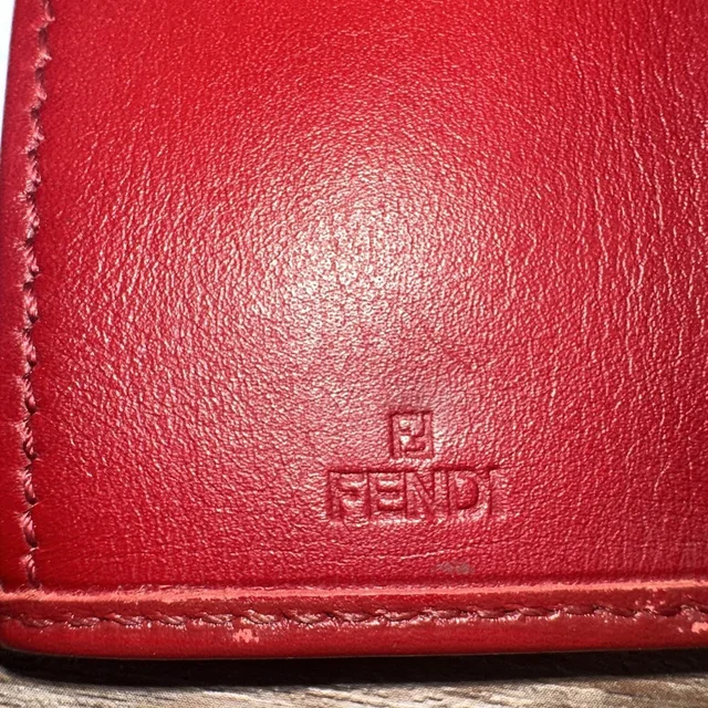 Fendi Key Case Key Holder Zucca Leather Canvas Authentic With Coa in brown|red Canvas from Poshmark, photo 10 of 13