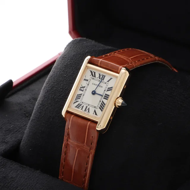 Cartier 까르띠에 탱크 루이 골드 시계 (WGTA0342) from GUGUS