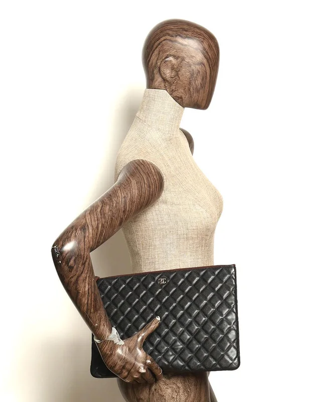 Chanel Caviar Laptop Case 13-Inch in Caviar leather from A Retro Tale, photo 7 of 7