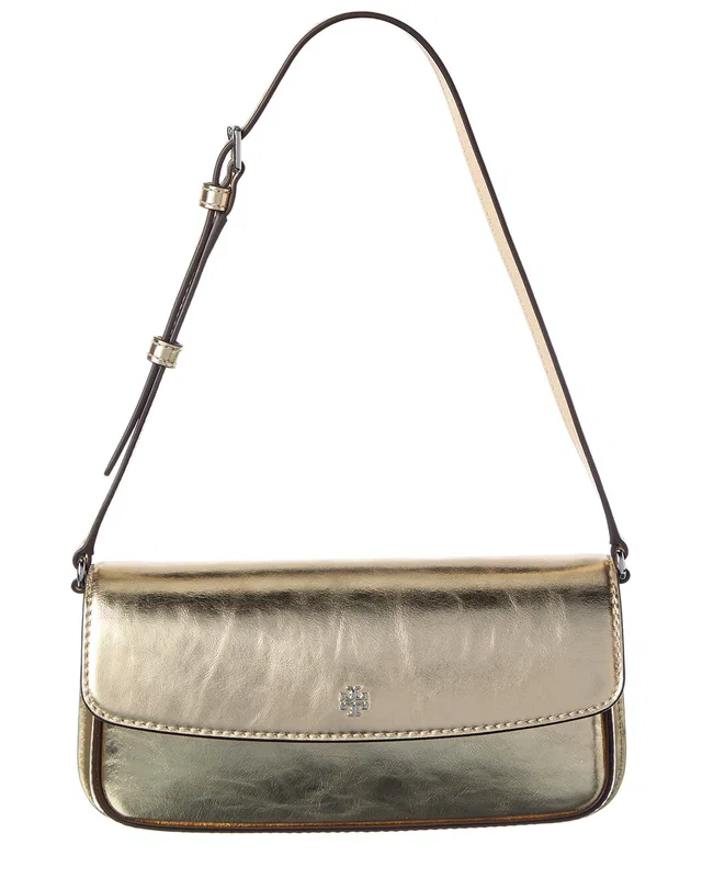 Tory Burch Metallic Leather Flap Shoulder Bag, image 1 of 1 from Rue La La