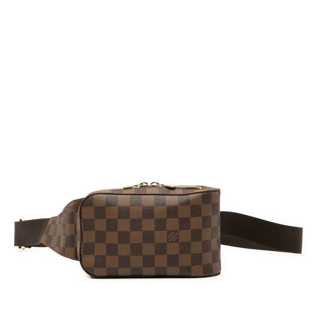 Brown Louis Vuitton Damier Ebene Geronimos Crossbody Bag in Brown Canvas from Designer Revival