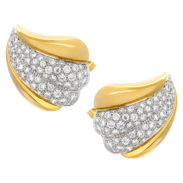 Damiani diamonds earrings 18k yellow gold in Yellow Yellow Gold from Gray And Sons