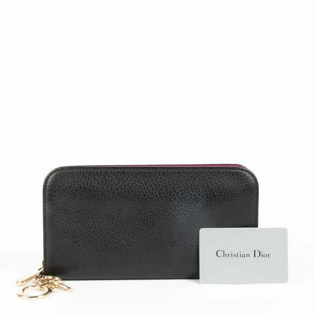 Dior Black Wallet in Black Leather from Labellov, photo 2 of 4