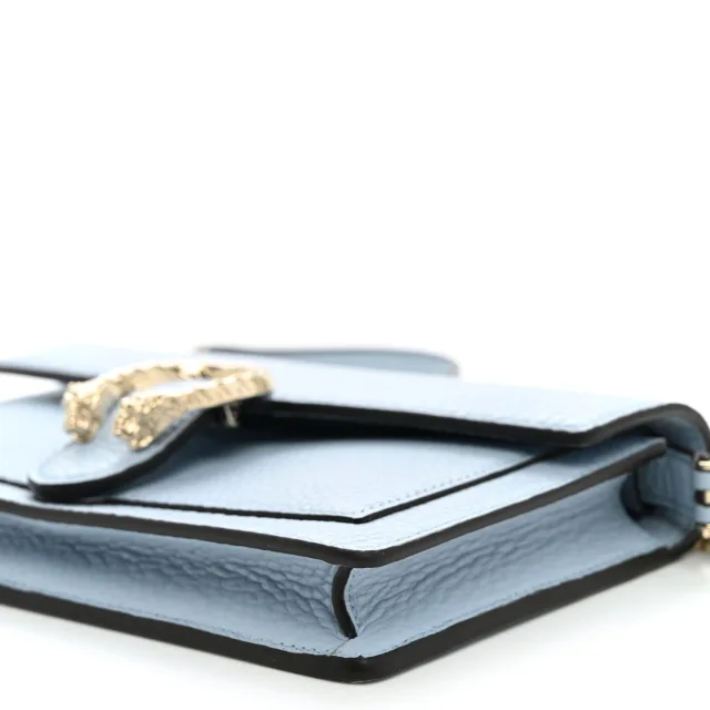 Gucci Dionysus NM Chain Wallet Porcelain Light Blue in Blue Calfskin from FASHIONPHILE, photo 9 of 10