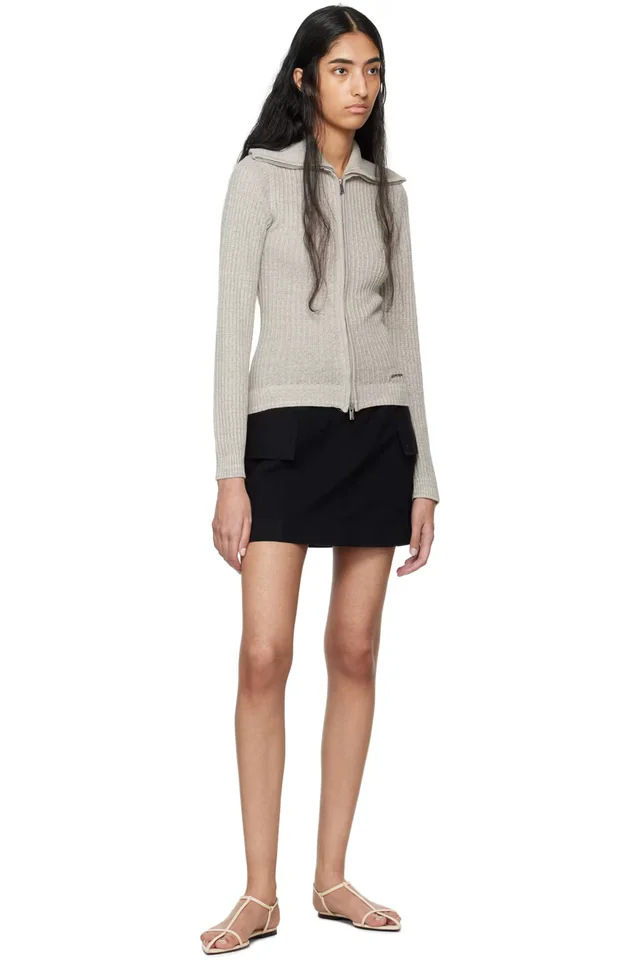 Holzweiler Black Gorti Miniskirt, photo 4 of 4 from SSENSE