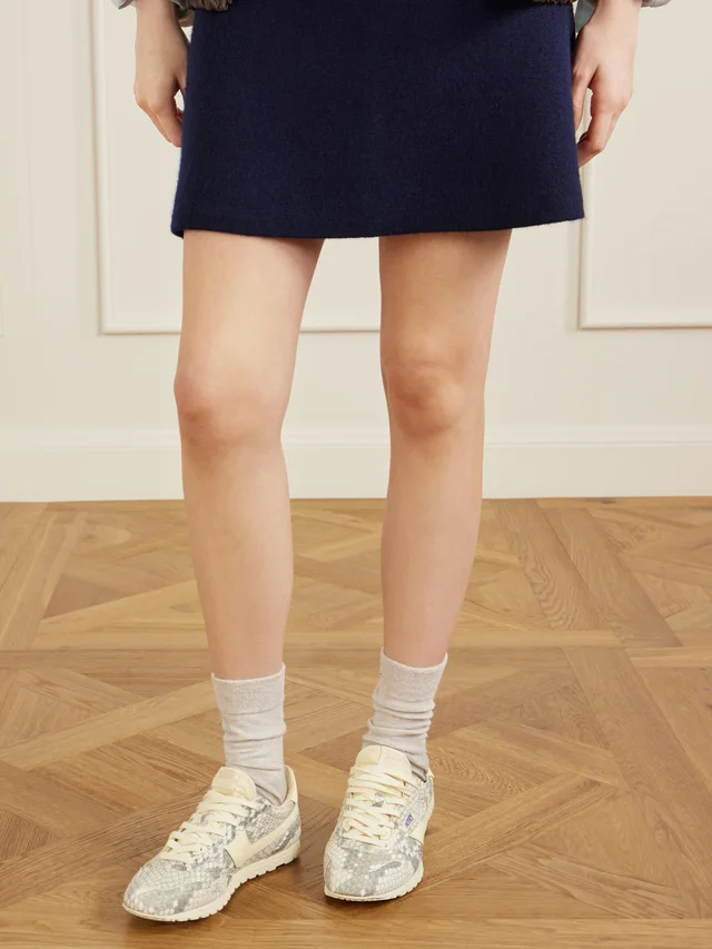 AUTRY Windspin snake-effect suede sneakers, photo 2 of 2 from NET-A-PORTER (Canada)