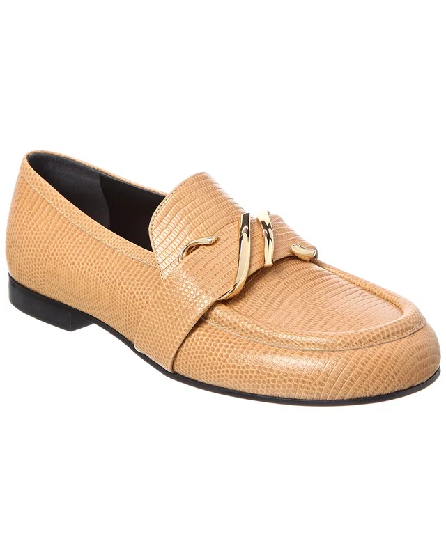 Proenza Schouler Monogram Plaque Leather Loafer, image 1 of 1 from Gilt