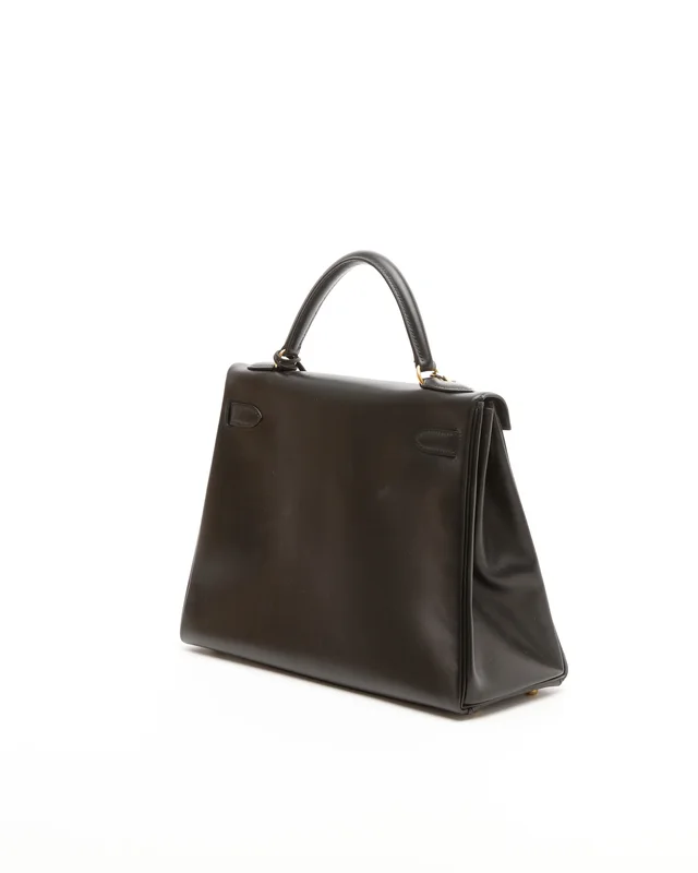Hermès Kelly 32 Box Retourne Bag in Box leather from A Retro Tale, photo 3 of 10