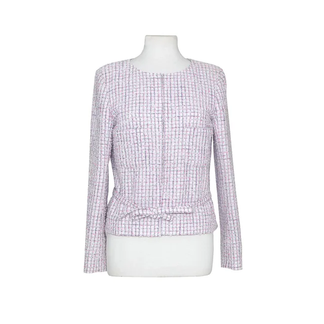 Chanel Tweed Jacket in Pink Tweed from Designer Archives