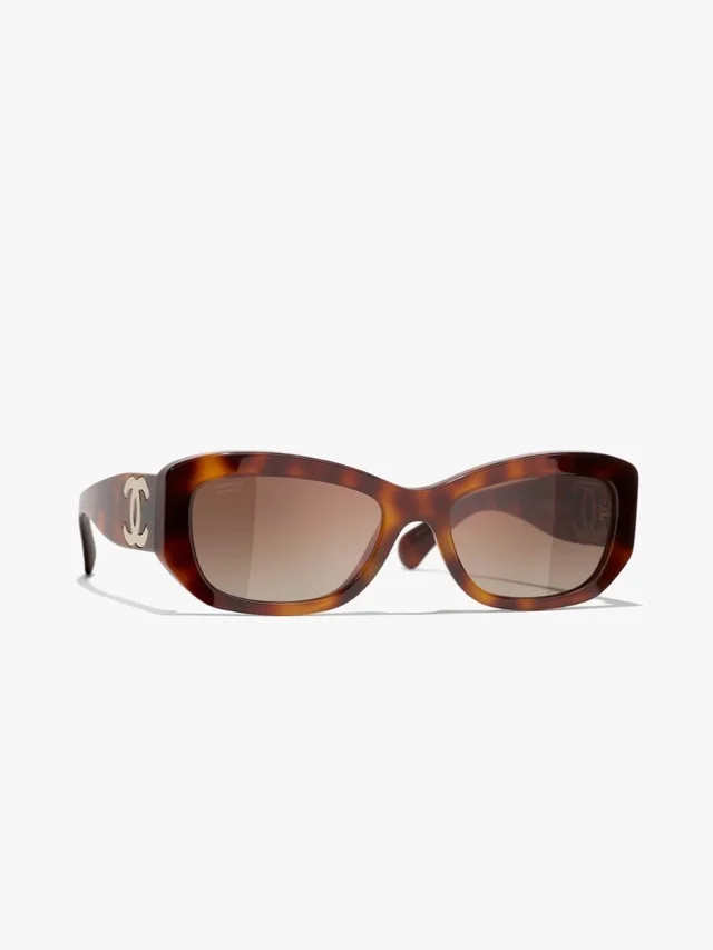 Chanel Tortoiseshell Cat-Eye Sunglasses - Brown Gradient in red|brown from Poshmark