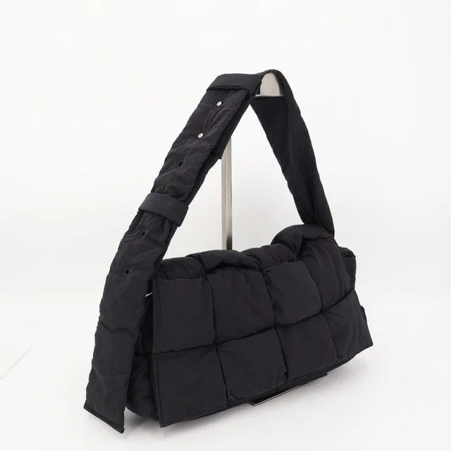 Bottega Veneta Shoulder Bag Medium Padded Cassette Patted Maxi Intre in Nylon from The Reluxe
