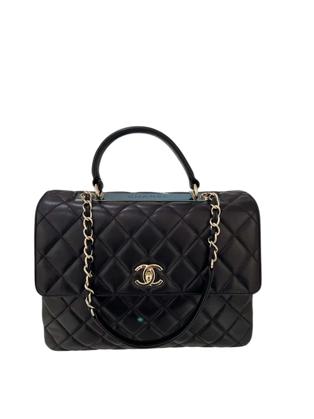 Chanel Trendy Large Black Lambskin LGHW #20571928 in Black Lambskin from Luxury Promise