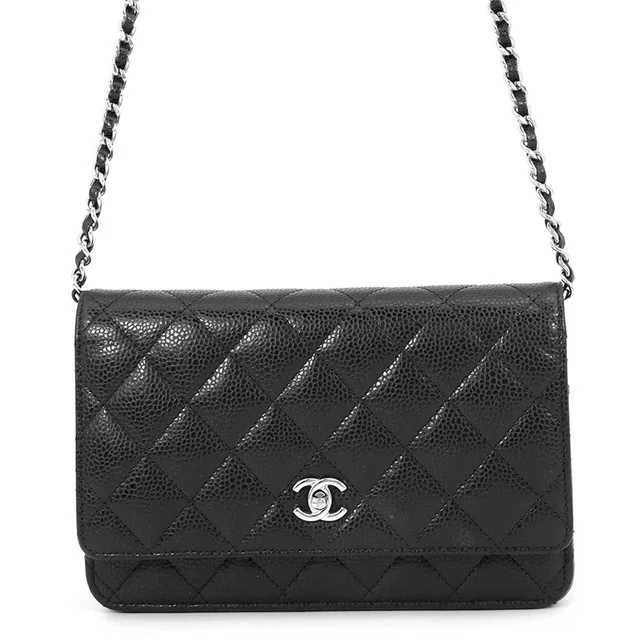 Chanel Chain wallet BlackAP4241-Y01588-C3906 Caviar Leather in Caviar leather from GALLERY RARE